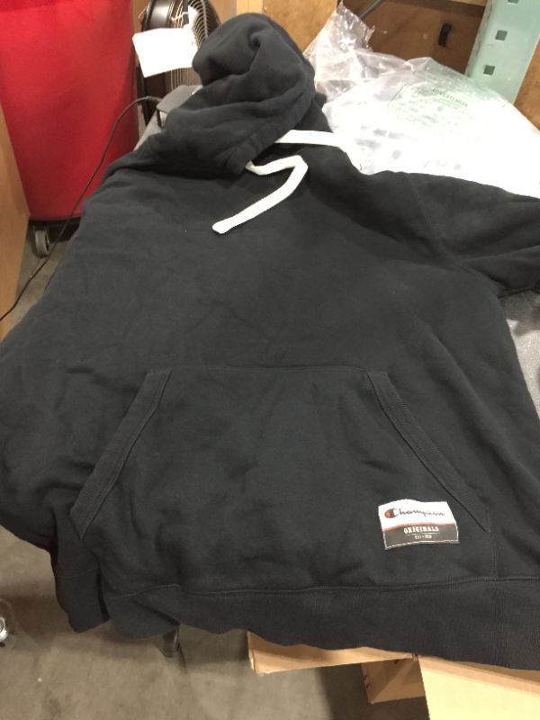 Photo 1 of CHAMPION BLACK HOODIE SIZE L