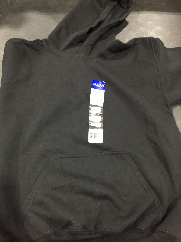 Photo 1 of GILDAN Youth Pullover Black Hoodie (size M)