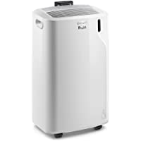 Photo 1 of De'Longhi 11000 BTU Portable Air Conditioner, Dehumidifier & Fan + Quiet Mode & Includes Window Kit + Remote Control, 400 sq ft, Medium Room, Pinguino 6000 (DOE), White
