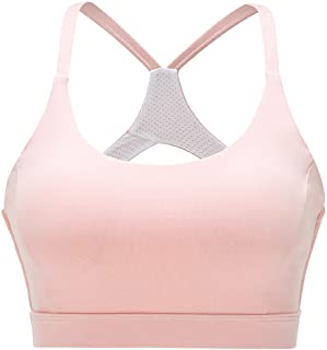 Photo 1 of Enipate Sports Bra for Women Sexy Crisscross Back Support Yoga Bra with Removable Cups (Size M)
