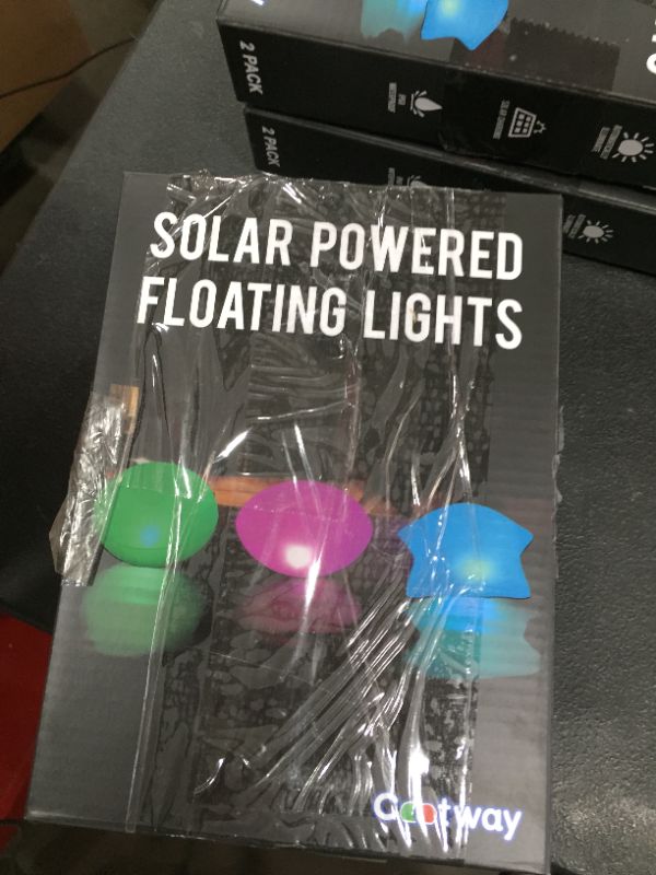 Photo 3 of Cootway Pool Solar Lights Inflatable , 15'' UFO Floating Waterproof Lights for G See original listing
