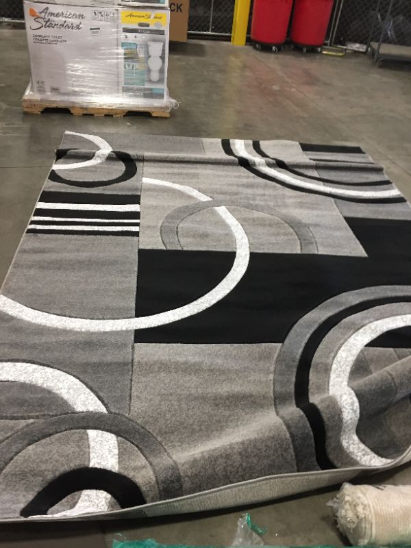 Photo 1 of 124*95 Decorative Grey Abstract RUG