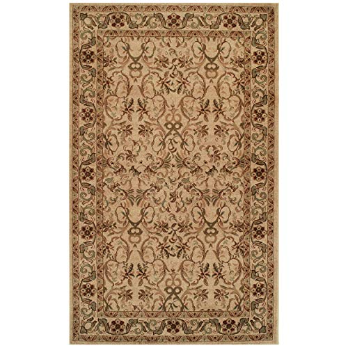 Photo 1 of 120* 92 SUPERIOR Heritage 8' x 10' Ivory Area Rug, Contemporary Living Room & Bedroom Area Rug, Anti-Static and Water-Repellent for Residential or Commercial Use, 8-feet by 10-feet
