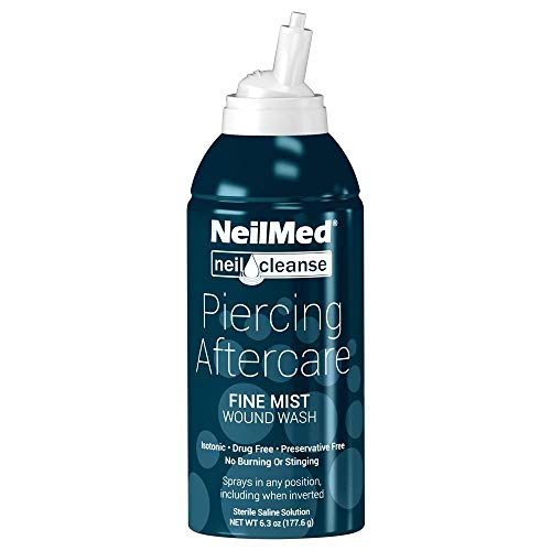 Photo 1 of NeilMed NeilCleanse Piercing Aftercare, Fine Mist, 6 Fluid Ounce