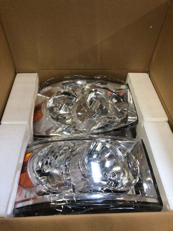 Photo 1 of 2006-2008 Dodge Ram 1500 2500 3500 Replacement Pickup Headlight Head lamps