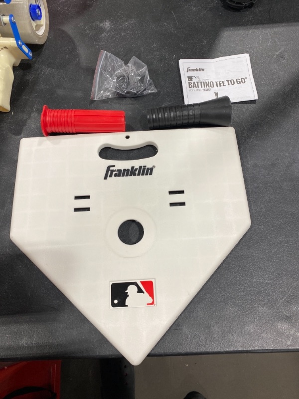 Photo 2 of Franklin Sports MLB Anti Tip Batting Tee, 20" to 28"
