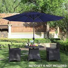 Photo 1 of 11' FT PATIO UMBRELLA GARDEN CANOPY OUTDOOR MARKET BACKYARD UMBRELLA W/ TILT
