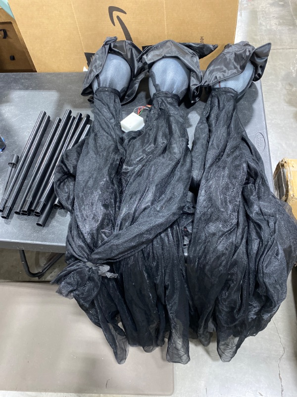 Photo 1 of 3 connecting witch Halloween decorations, unknown manufacture 