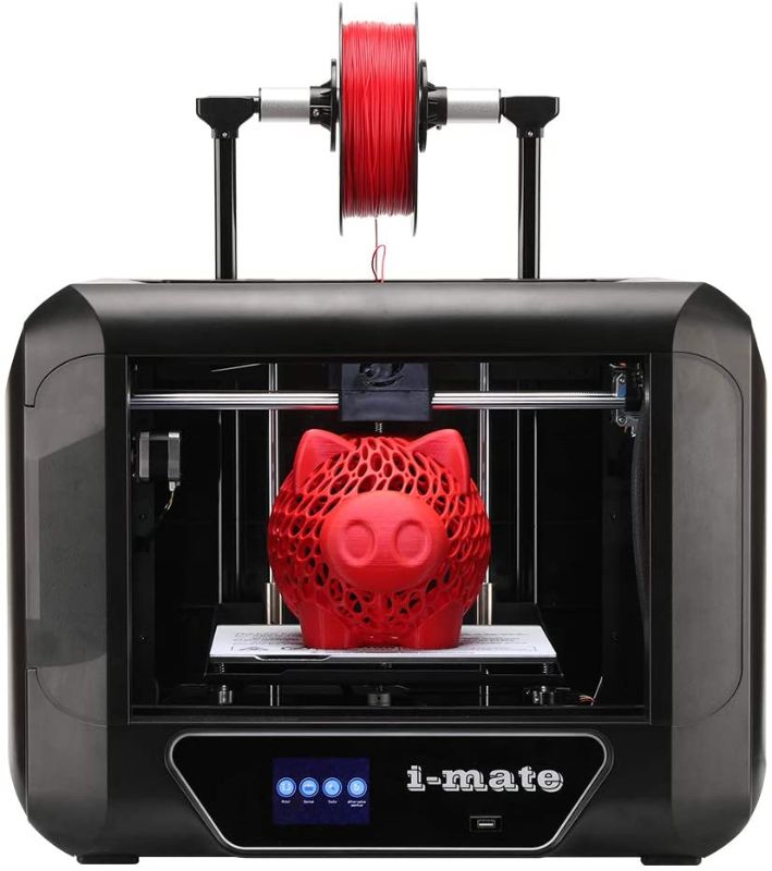 Photo 1 of R QIDI TECHNOLOGY i Mate 3D Printer, Metal Frame,with Upgrade Extruder and Professional Software,Print Out of Box, Suitable for Novice,Print with PLA,PETG, TPU, Print Size 260x200x200mm
