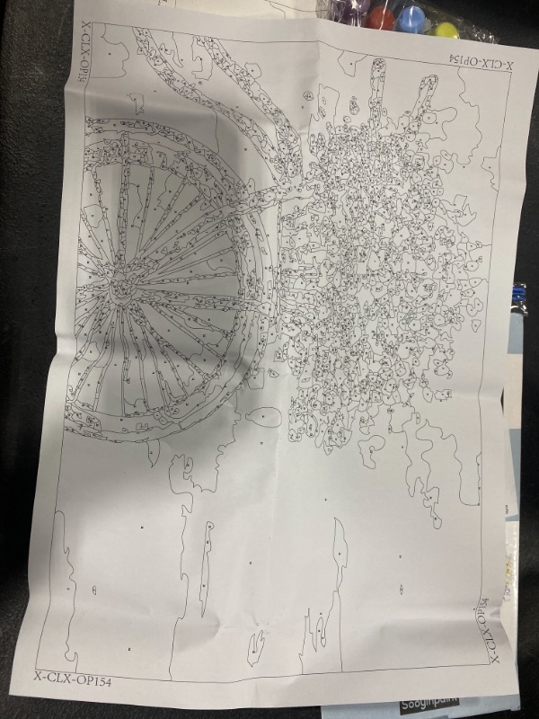 Photo 1 of Paint by numbers - color popping bicycle