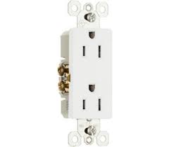 Photo 1 of Legrand radiant 15-Amp Residential Decorator Outlet, White (10-Pack)
