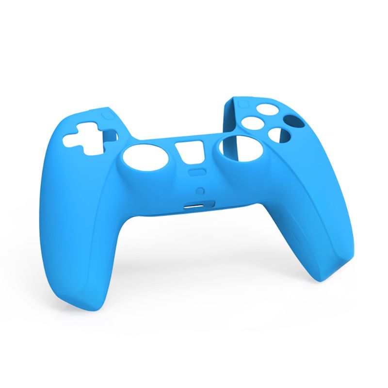 Photo 1 of Colors Anti-slip Silicone Cover Case For SONY Playstation 5 PS5 Controller Gamepad Accessories,Blue
