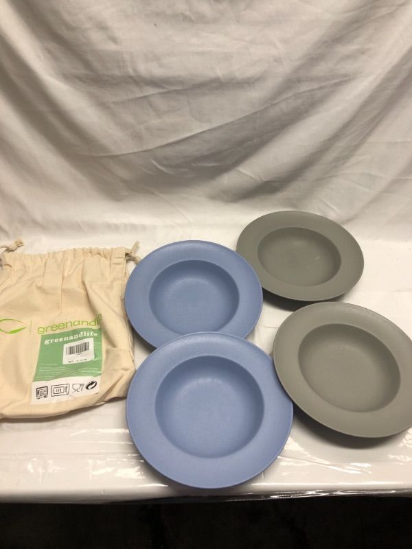 Photo 1 of 4 PACK GREENLIFE PLATES 2 BLUE 2 GREY
