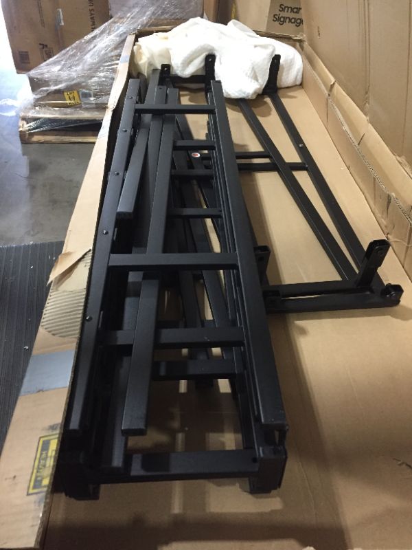 Photo 1 of Amolife Industrial Full Size Platform Bed Frame

