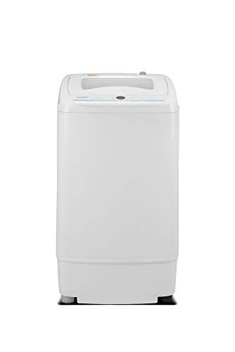 Photo 1 of COMFEE' Portable Washing Machine, 0.9 cu.ft Compact Washer With LED Display, 5 Wash Cycles, 2 Built-in Rollers, Space Saving Full-Automatic Washer, Ideal for RV, Dorm, Apartment, Ivory White