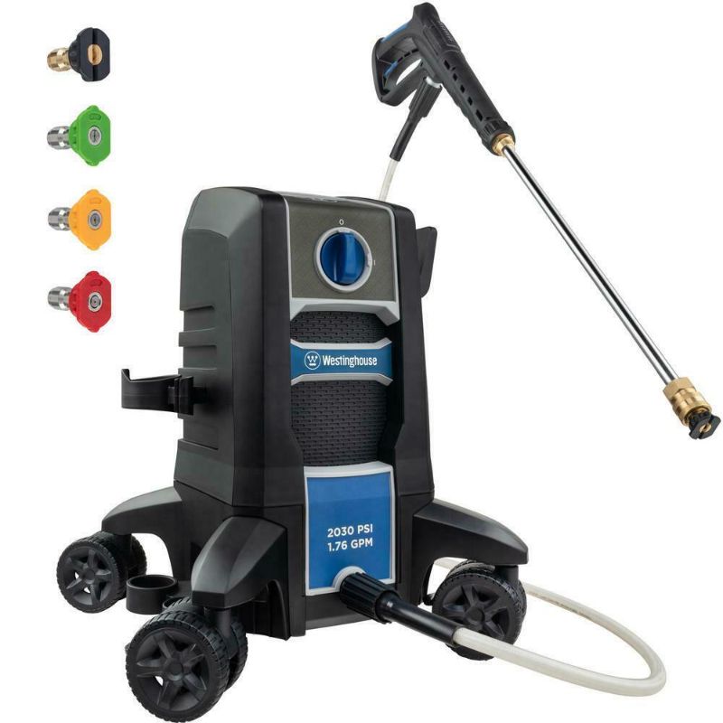 Photo 1 of Electric Pressure Water Washer w/ Anti-Tipping Technology Outdoor Cleaning Tool
