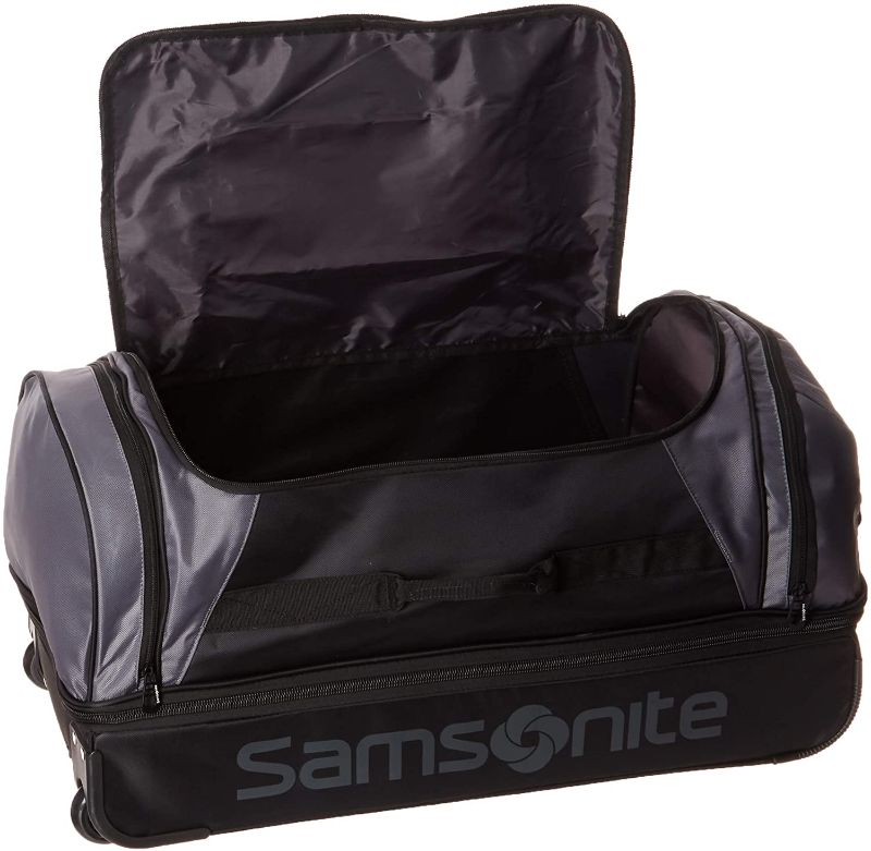 Photo 1 of Samsonite Andante 2 Wheeled Rolling Duffel Bag, Riverrock/Black, 28-Inch
