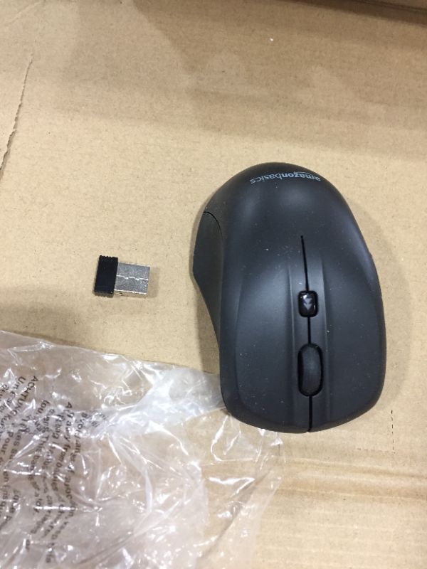 Photo 3 of Amazon Basics Wireless Computer Keyboard and Mouse Combo - Full Size - US Layout (QWERTY)