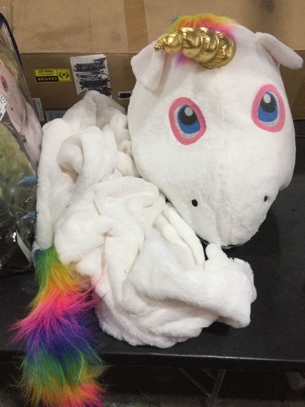 Photo 2 of Mascot Unicorn Costume ADULT SIZE 44 
