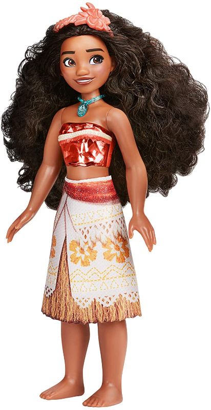 Photo 1 of Disney Princess Royal Shimmer Moana Doll, Fashion Doll with Skirt and Accessories, Toy for Kids Ages 3 and Up
