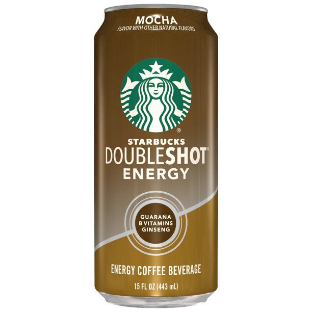 Photo 1 of (12 Cans) Starbucks Doubleshot Energy Mocha, Strong Coffee Drink with 225 mg Caffeine, B vitamins, Guarana, and Ginseng, Rich & Creamy Flavor, 15 fl oz, BEST BY 28 FEB 2022