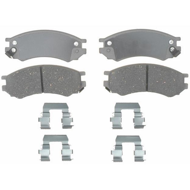 Photo 1 of ACDelco 14D507CH Advantage Ceramic Front Disc Brake Pad Set with Hardware