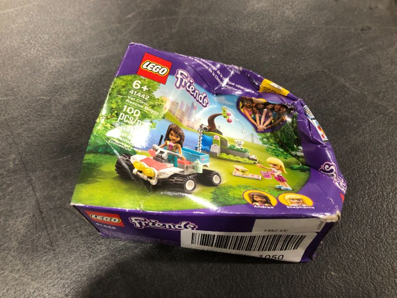 Photo 2 of LEGO Friends Vet Clinic Rescue Buggy 41442 Building Kit; Vet Clinic Collectible Toys for Kids Aged 6+; Includes First-Aid Toy Accessories and Children’s Vet Kit, New 2021 (100 Pieces)
