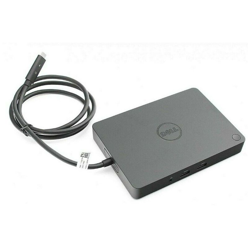Photo 1 of Dell K17A WD15 Port Station Usb-C Docking Station Black Incl. 130W Power Supply
