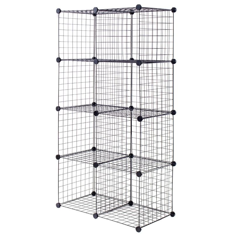 Photo 1 of DIY 8 Cube Grid Wire Cube Shelves