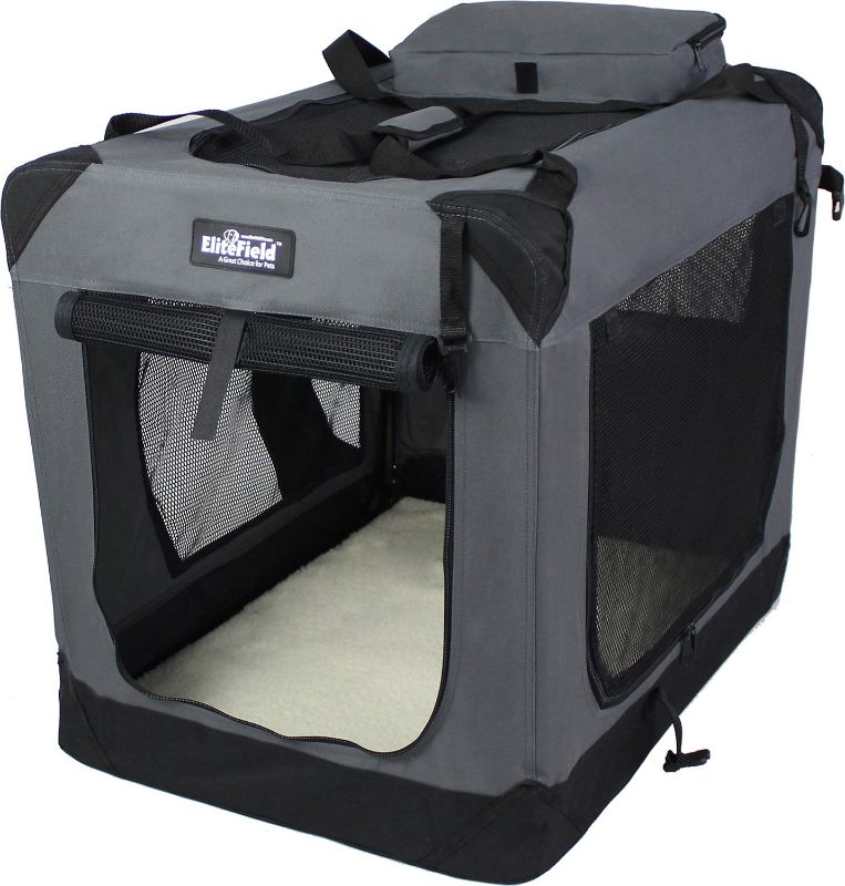 Photo 1 of EliteField 3-Door Collapsible Soft-Sided Dog Crate