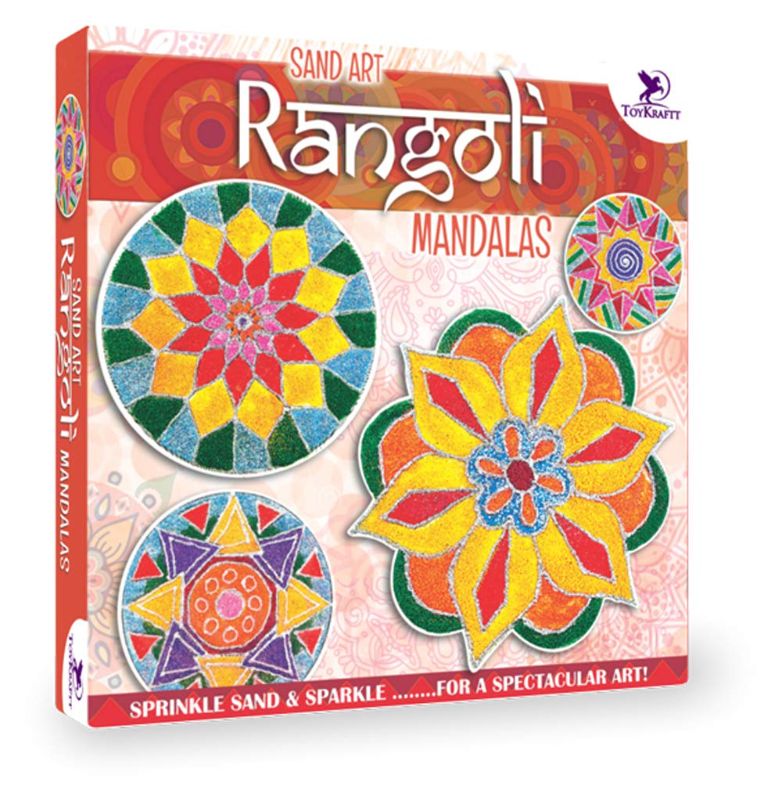 Photo 1 of ToyKraft: Sand Art Kits Rangoli Mandala, Kids Art and Craft, Gift for Girls Boys 6 - 12 Year Olds
