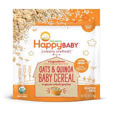 Photo 1 of HappyBaby Oats & Quinoa Ancient Grains Baby Cereal - 7oz--- 6 packs--- best by 13-nov-2021
