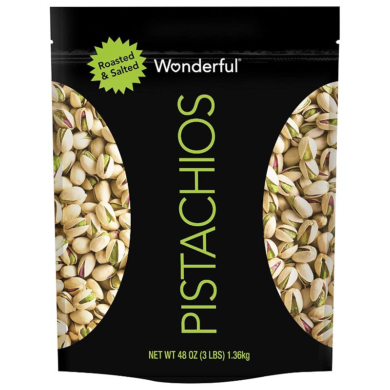 Photo 1 of Wonderful Pistachios Resealable Bag, Roasted & Salted, 48 Oz--- best by july-29-2022
