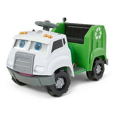 Photo 1 of Kid Trax 6V Real Rigs Recycling Truck Interactive Powered Ride-On - Green/WhiTE --- BATTERY NOT INCLUDED 
