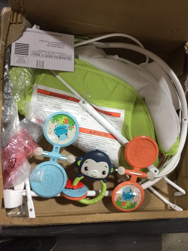 Photo 2 of Fisher-Price Baby's Bouncer – Forest Explorers, Baby Bouncing Chair for Soothing and Play for Newborns and Infants
