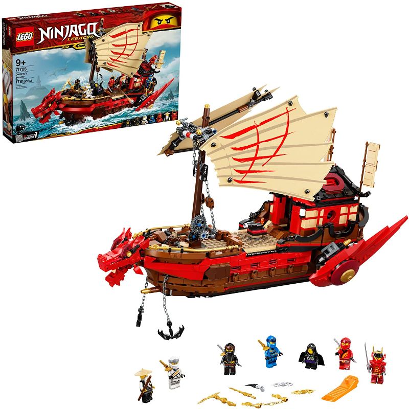 Photo 1 of LEGO NINJAGO Legacy Destiny’s Bounty 71705 Ninja Toy Building Kit Featuring Ninja Action Figures (1,781 Pieces)
