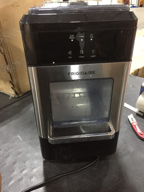 Photo 2 of FRIGIDAIRE EFIC235-AMZ Countertop Crunchy Chewable Nugget Ice Maker, 44lbs per Day, 12 x 17 x 19 inches