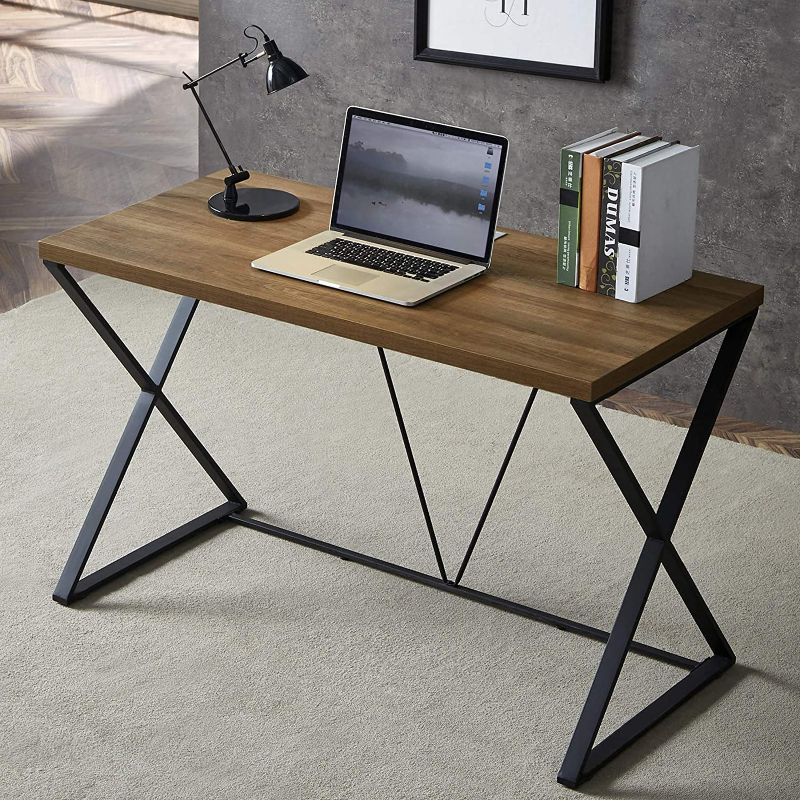 Photo 1 of DYH Industrial Rustic Computer Desk