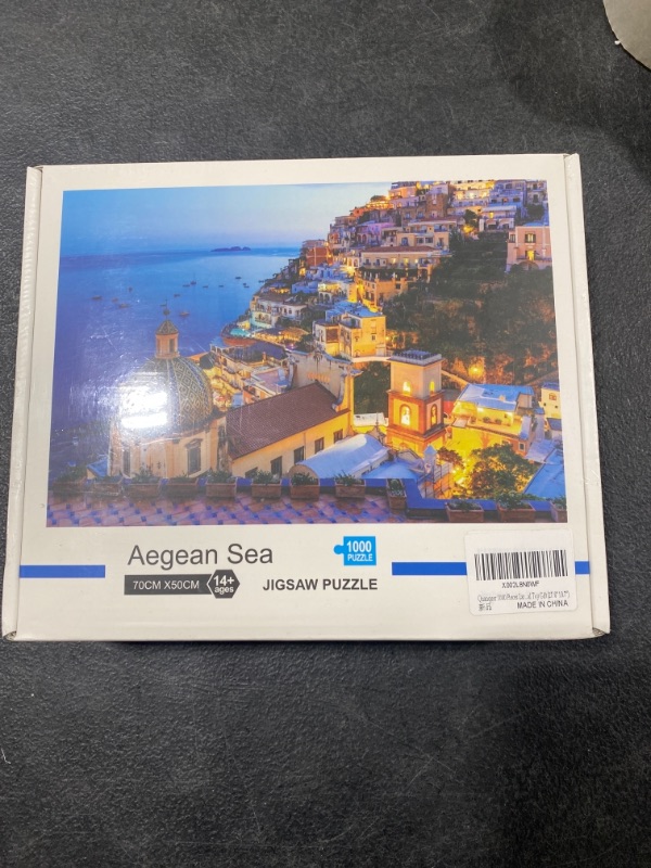 Photo 2 of Aegean Sea Wooden 1000 Piece Jigsaw Puzzle Toy For Adults and Kids
