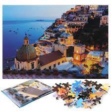 Photo 1 of Aegean Sea Wooden 1000 Piece Jigsaw Puzzle Toy For Adults and Kids
