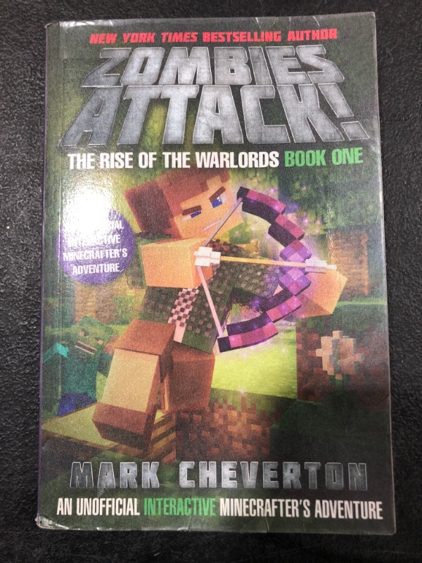 Photo 2 of Zombies Attack!: The Rise of the Warlords Book One: An Unofficial Interactive Minecrafter's Adventure Paperback – September 19, 2017
