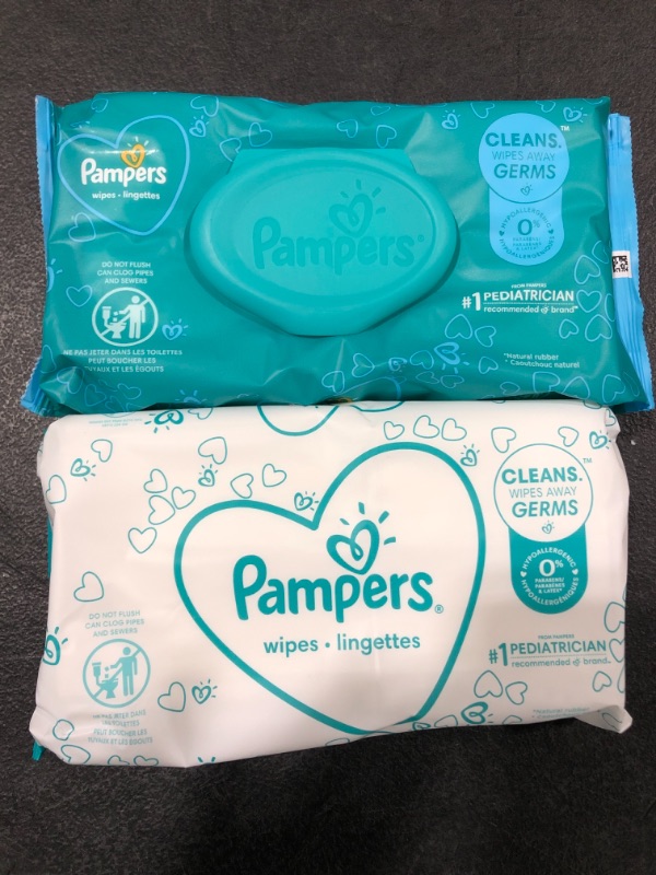Photo 2 of Pampers Baby Fresh Wipes, 72 Ct, Pack of two 
