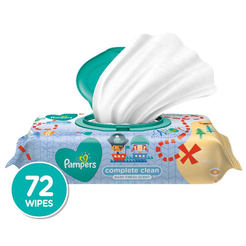 Photo 1 of Pampers Baby Fresh Wipes, 72 Ct, Pack of two 