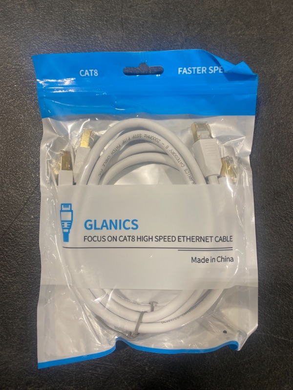 Photo 3 of Cat8 Ethernet Cable 3FT, PACK OF TWO