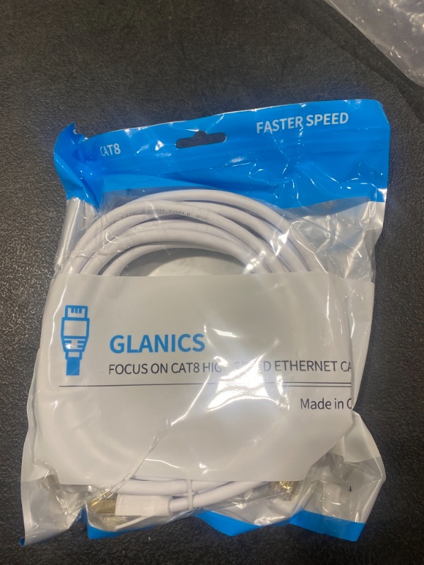 Photo 3 of Cat8 Ethernet Cable 10FT, PACK OF TWO