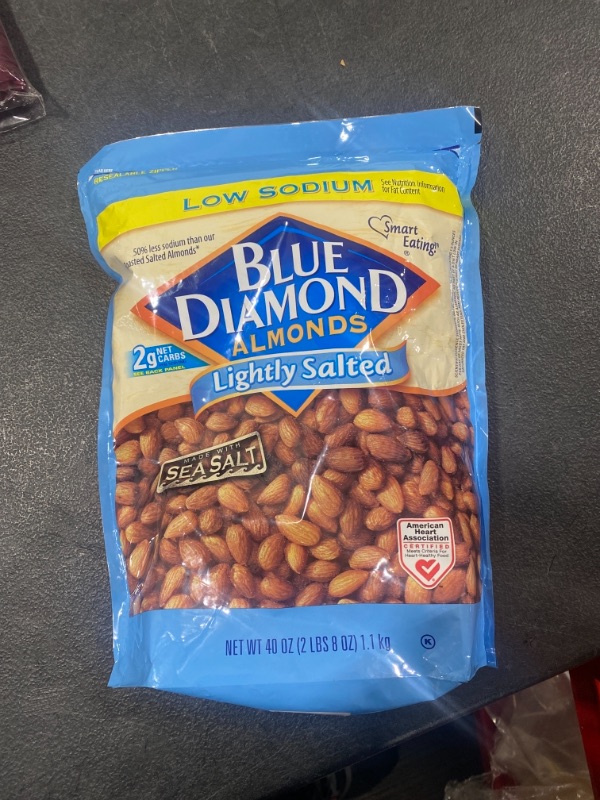 Photo 2 of BLUE DIAMOND Lightly Salted Almonds, 40 Oz
no expiration date listed on bag 