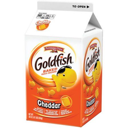 Photo 1 of (2 Pack) Pepperidge Farm Goldfish Cheddar Crackers, 30 Oz. Carton, Pack of two
EXP: 11.07.2021