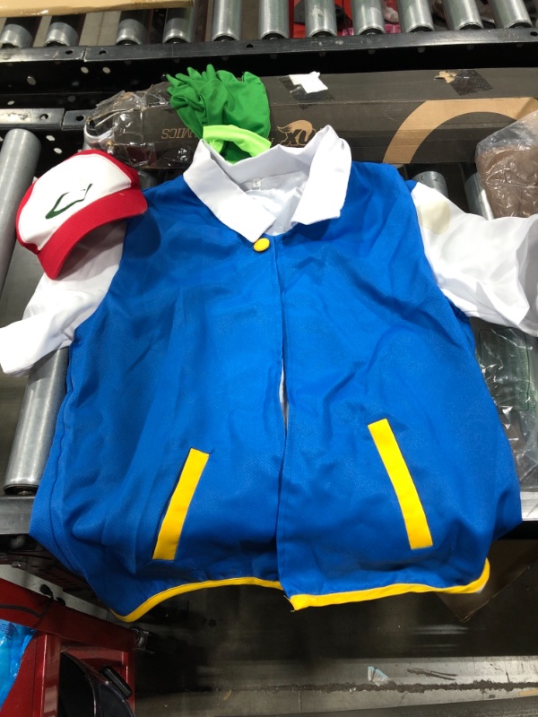 Photo 2 of Cosplay Costume for Adult Kids,Halloween Hoodie,Jacket Gloves Hat Sets for Trainer
Large 