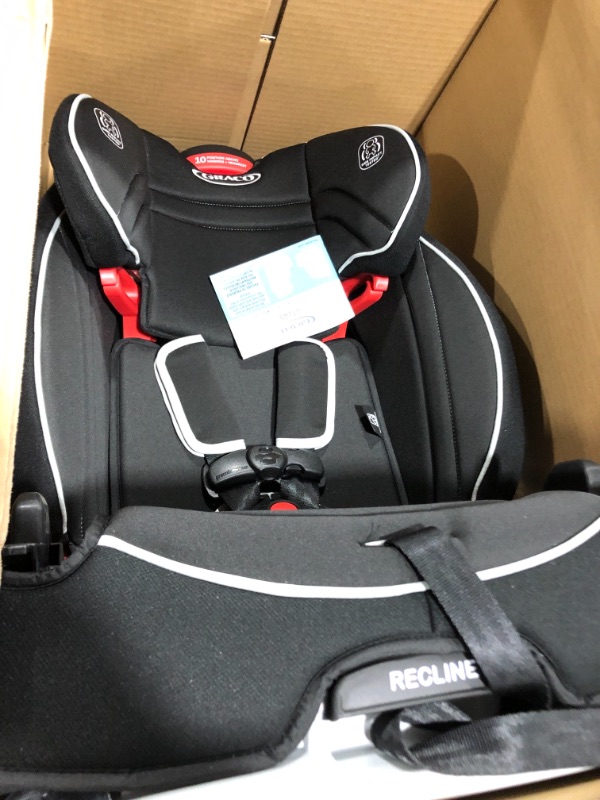 Photo 3 of Graco Atlas 65 2 in 1 Harness Booster Seat | Harness Booster and High Back Booster in One, Glacier , 19x22x25 Inch (Pack of 1)
