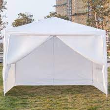Photo 1 of 10'x10' Party Tent Outdoor Heavy Duty Gazebo Wedding Canopy W/4 Side Walls
